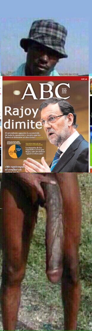 Rajoy dimite o el negro del whatsapp