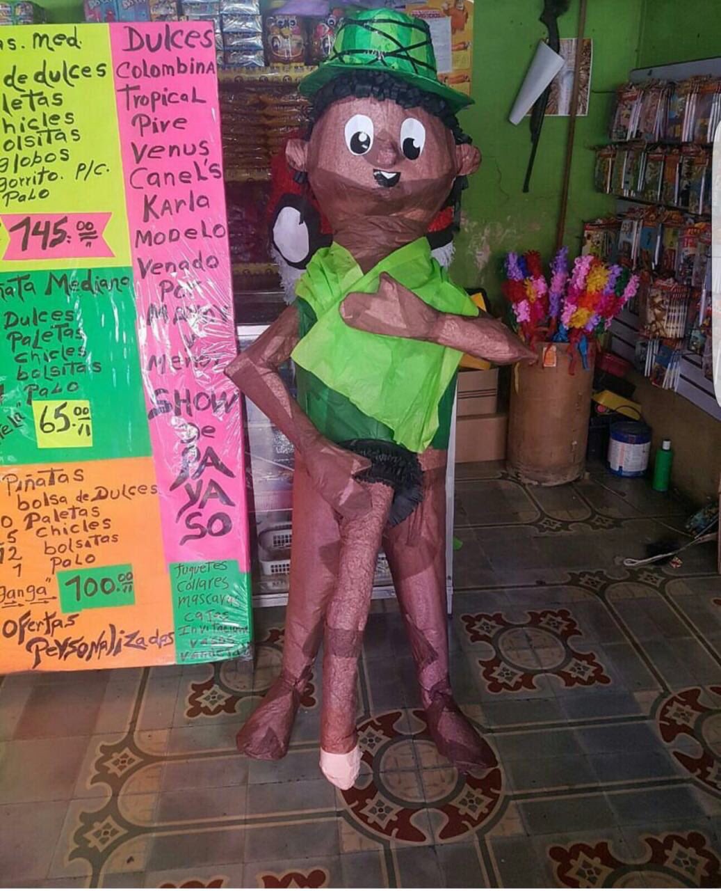 Piñata Negro del Whatsapp
