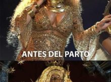 Beyonce parto antes y después