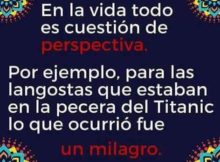 Cuestión de perspectiva: el titanic y las langostas