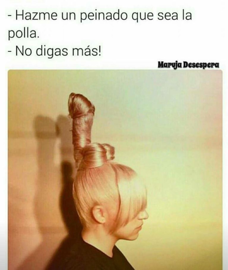 Un peinado que es la polla El Negro del Whatsapp Un peinado que es la polla El Negro del Whatsapp